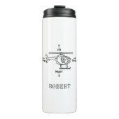 Helikopter met helikopter met vier troepen, aangep thermosbeker (Voorkant)