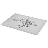 Helikopter met helikopter met vier troepen Illustr Snijplank (Hoek)