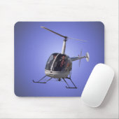 Helikopter met helikopter Mousepad en Keepsakes He Muismat (Met muis)