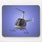 Helikopter met helikopter Mousepad en Keepsakes He Muismat (Voorkant)