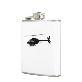 Helikopter met schuiffilter Kleur aanpassen Heupfles (Links)