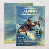 Helikopter Militair  Kaart (Voorkant / Achterkant)