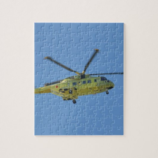 Helikopter naar de Scilly-eilanden Legpuzzel (Verticaal)
