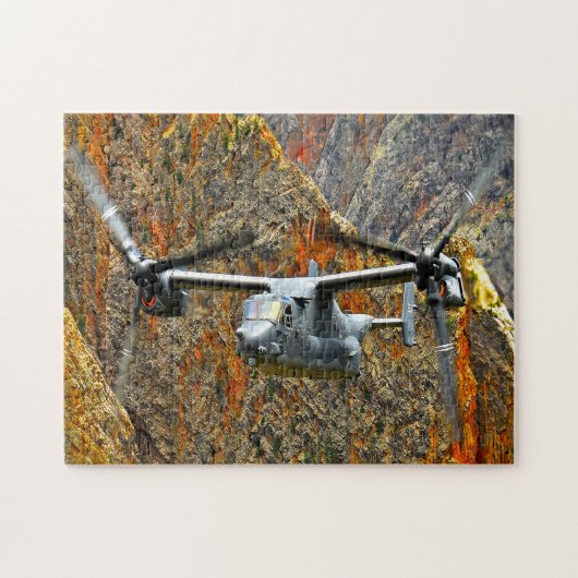 Helikopter Osprey cv-22 Legpuzzel (Horizontaal)