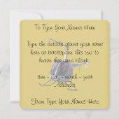 Helikopter Party Invitations Helikopter RSVP-kaart Kaart (Achterkant)
