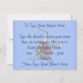 Helikopter Party Uitnodigingen Helikopter RSVP Kaa (Achterkant)