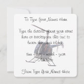 Helikopter Party Uitnodigingen Helikopter RSVP Kaa (Achterkant)