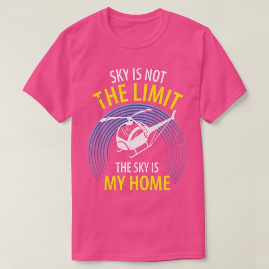 Helikopter piloot 2 t-shirt (Design voorkant)