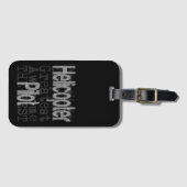 Helikopter Piloot Extraordinaire Bagagelabel (Voorkant (horizontaal))