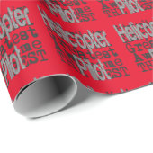 Helikopter Piloot Extraordinaire Cadeaupapier (Rol Hoek)