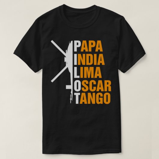 Helikopter Piloot Gift I Militaire helikopter T-shirt (Design voorkant)