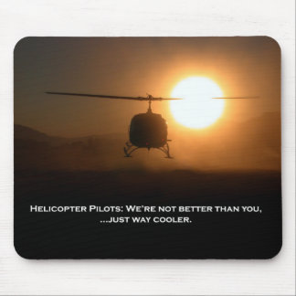 Helikopter piloot-koeler muismat