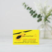 Helikopter Pilot Academy Visitekaartje (Staand voorkant)