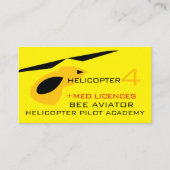 Helikopter Pilot Academy Visitekaartje (Voorkant)