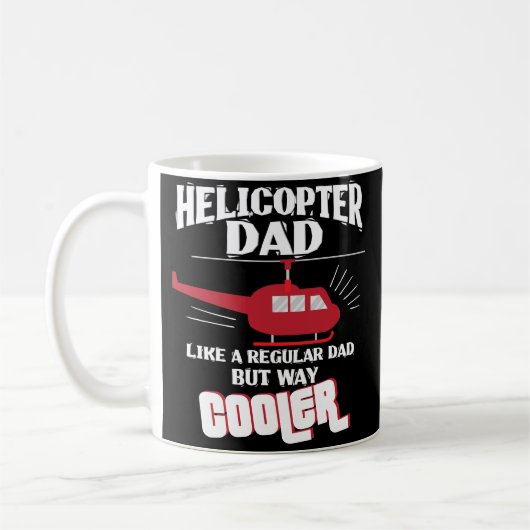 Helikopter Pilot Dad Gift Mok Flight Mechanic (Links)