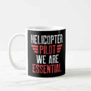 Helikopter Pilot Essential Funny Aviation Koffiemok