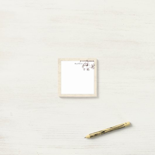 Helikopter,  post-it® notes (Op bureau)