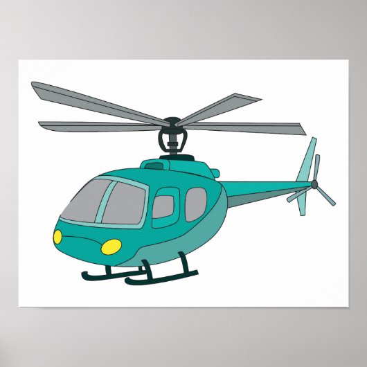 Helikopter Poster (Voorkant)