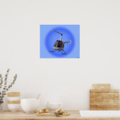 Helikopter Prints Koel Chopper Piloot Prints Poste (Keuken)