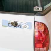 Helikopter Ride Zwamp Duck Bumpersticker (Op Truck)