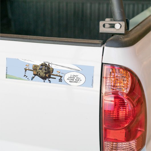Helikopter Ride Zwamp Duck Bumpersticker (Op Truck)