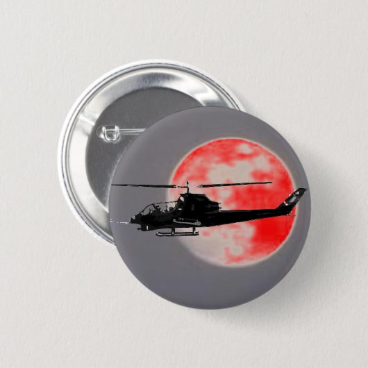 HELIKOPTER RONDE BUTTON 5,7 CM (Voorkant /achterkant)