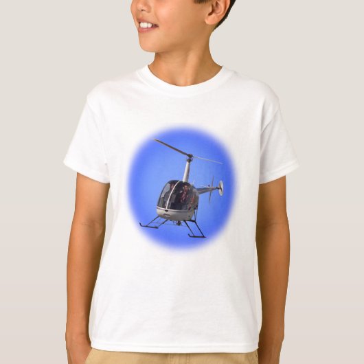 Helikopter Shirt voor het T-shirt-Kind van het Kin (Voorkant)