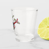 Helikopter Shot Glas (Rechts)