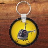 Helikopter Sleutelhanger Keepslag en helikoptercad (Voorkant)