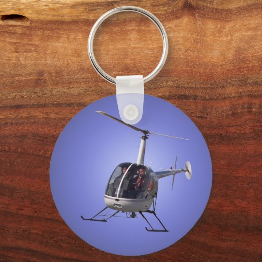 Helikopter Sleutelhanger Keepslag en helikoptercad (Voorkant)