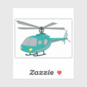 Helikopter Sticker (Vel)