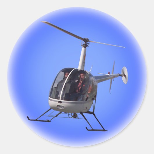 Helikopter Stickers met helikopter - Gift & Sticke (Voorkant)