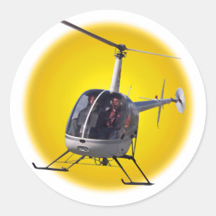 Helikopter Stickers met helikopter - Gift & Sticke