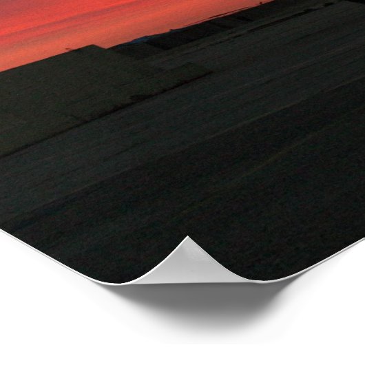 Helikopter Sunrise Poster (Hoek)