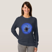 Helikopter T-shirts Cool Dames Helikopter Tops (Voorkant volledig)