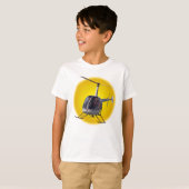 Helikopter T-shirts met kind bovenaan Kind (Voorkant volledig)