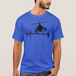 Helikopter tegen hartslag aanval t-shirt