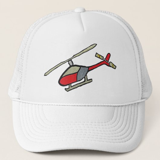 Helikopter Trucker Pet (Voorkant)
