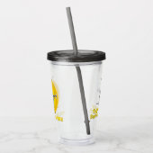 Helikopter Tumbler - persoonlijke helikoptercadeau Acryl Drinkbeker (Links)