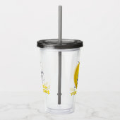 Helikopter Tumbler - persoonlijke helikoptercadeau Acryl Drinkbeker (Rechts)