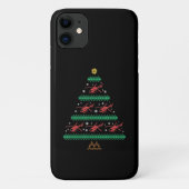 Helikopter Ugly Kerstmis Pilot Xmas Tree Gift Case-Mate iPhone Case (Achterkant)