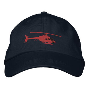 Helikopter Urban Chopper Silhouet vliegen Geborduurde Pet