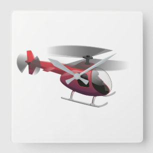 Helikopter Vierkante Klok