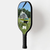 Helikopter Vliegtuigfoto, Luchtvaart, Gepersonalis Pickleball Paddle (Links)