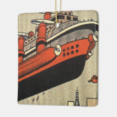  helikopter voor cruiseschepen op wetenschapsgebie keramisch ornament (Links)