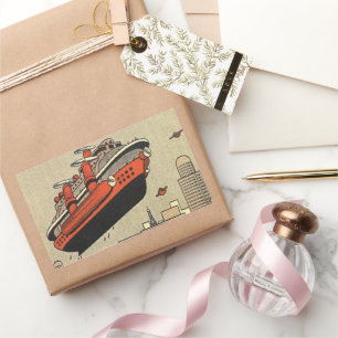  helikopter voor cruiseschepen op wetenschapsgebie rechthoekige sticker