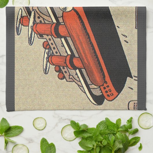  helikopter voor cruiseschepen op wetenschapsgebie theedoek (Gevouwen)