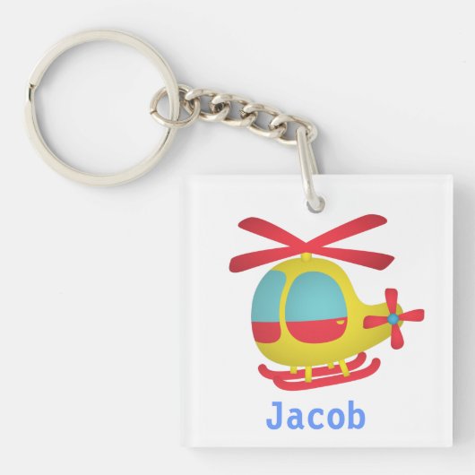 Helikopter voor de bestrijding van geluidshinder v sleutelhanger (voorkant)