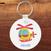 Helikopter voor de bestrijding van geluidshinder v sleutelhanger (Voorkant)