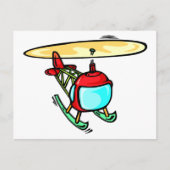 Helikopter voor helikopter briefkaart (Voorkant)